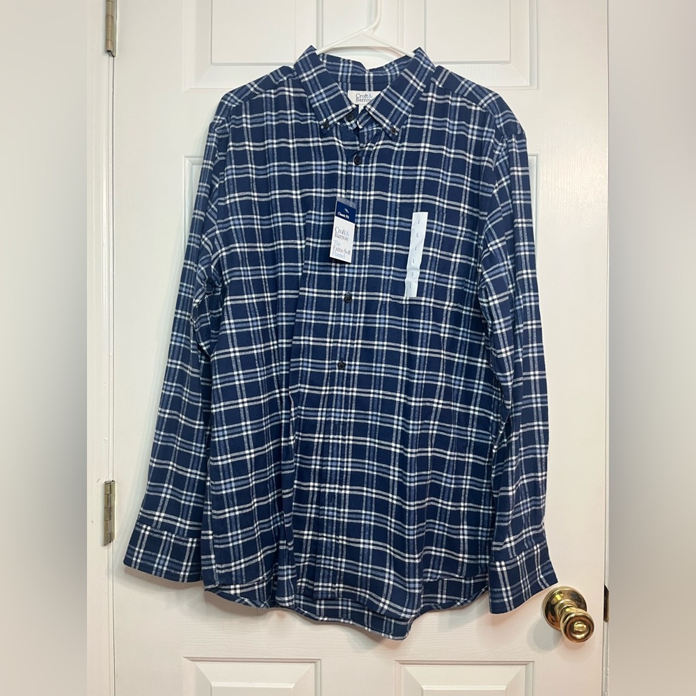 NWT Croft & Barrow: The Extra-Soft Flannel - Large